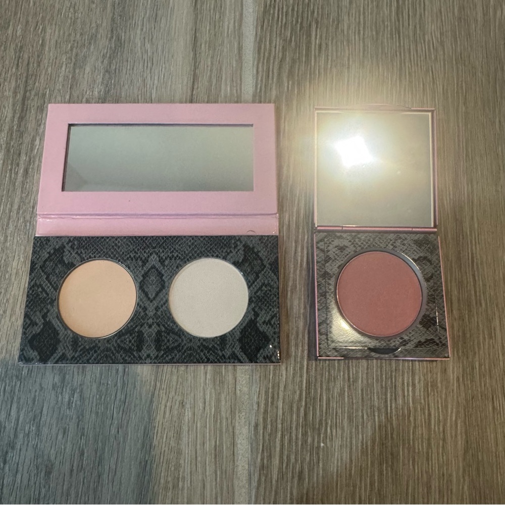 NWOT Mally Blush - Andy Pink & Cancellation Concealer System Makeup Palette Set